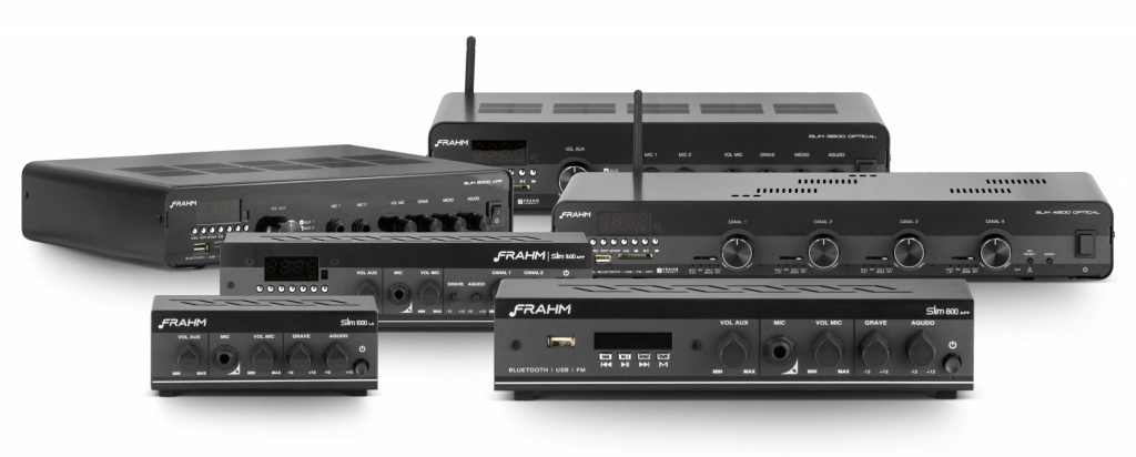 6 recursos e características dos amplificadores da Linha Slim Frahm